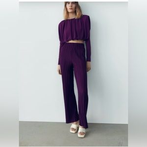 ZARA PLEATED PANTS